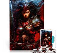 Ragazza guerriera Puzzle 1000 pezzi per adolescenti Aiuta il cervello ad allenare i giocattoli che creano dipendenza per coltivare la pazienza Un'opera d'arte 38x26cm