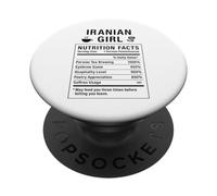 Ragazza iraniana Donne Ragazze con radici iraniane PopSockets PopGrip Adesivo
