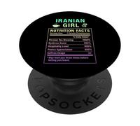 Ragazza iraniana Donne Ragazze con radici iraniane PopSockets PopGrip Adesivo