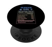 Ragazza iraniana Donne Ragazze con radici iraniane PopSockets PopGrip Adesivo