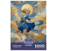 Ragazza Jigsaw 1000Pcs Arriva la Dea Puzzle Classic Adulti Ragazzi Rilassamento Intelligence Regalo 38x26cm/1000pcs