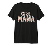 Ragazza Mamma Pastello botanico Letteratura Illustrazione Maglietta Premium