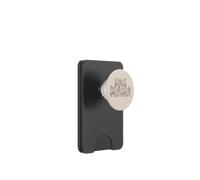 Ragazza mamma pastello botanico letteratura illustrazione PopSockets PopWallet per MagSafe