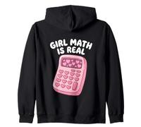 Ragazza Matematica È Vero Calcolo Algebra Logica Matematica Amante Felpa con Cappuccio