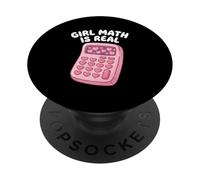 Ragazza Matematica È Vero Calcolo Algebra Logica Matematica Amante PopSockets PopGrip Adesivo