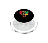 Ragazza Nera Magia Forte Girly Super Brave Hero Marrone Ragazze PopSockets PopGrip per MagSafe