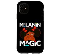 Ragazza nera Melanina Magic Toddler Brown Girly Girl Custodia per iPhone 11