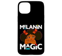 Ragazza nera Melanina Magic Toddler Brown Girly Girl Custodia per iPhone 15 Plus