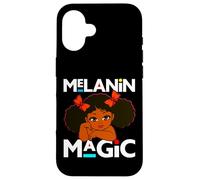 Ragazza nera Melanina Magic Toddler Brown Girly Girl Custodia per iPhone 16