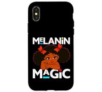 Ragazza nera Melanina Magic Toddler Brown Girly Girl Custodia per iPhone X/XS
