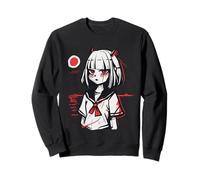 Ragazza Oni Anime sotto Luna Felpa