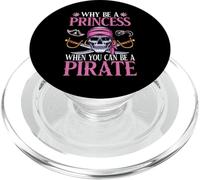 Ragazza Pirata - Perché essere una principessa Pirata PopSockets PopGrip per MagSafe