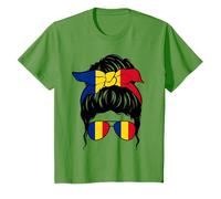 Ragazza rumena Romania Bandiera Rumena Fata Romaneasca Maglietta