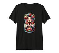 Ragazza Russa! Occhiali da Sole Matryoshka Moscow Matryoshka Maglietta Premium