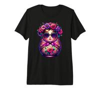 Ragazza Russa! Occhiali da Sole Matryoshka Moscow Matryoshka Maglietta Premium