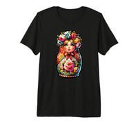 Ragazza Russa! Occhiali da Sole Matryoshka Moscow Matryoshka Maglietta Premium