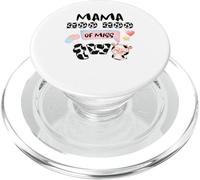 Ragazza Secondo Compleanno Festa Rosa Mucca Mamma Moo Io Sono Due Animali PopSockets PopGrip per MagSafe