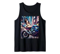 Ragazza Sexy sulla Maglietta da Uomo - Modello Sexy e Moto Canotta