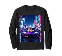 Ragazza Sexy sulla Maglietta per Gli Uomini - Sexy bionda Che Fa Si Divide sull'auto Maglia a Manica