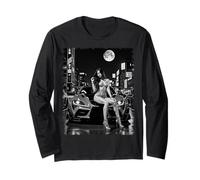 Ragazza Sexy sulla Maglietta per Gli Uomini - Sexy JDM Car Girl & Car B & W Maglia a Manica