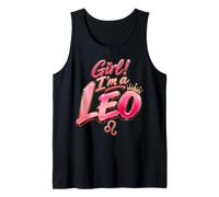 Ragazza Sono Un Leone Zodiac Astrology Baddie Lion Constellation Canotta