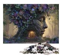 Ragazza sull'albero Puzzle in Legnos 1000 Pezzi Per Adulti Decorazione Interna Unica Regalo Per Amore E Amico Gioco Education Per Gioco Familiare Stress Relief 1000pcs (75x50cm)