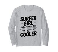 Ragazza Surfista Come Una Ragazza Normale ma più Bella Maglia a Manica