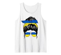 Ragazza Ucraina Ucraina Bandiera Ucraina Orgogliosa Donna Ucraina Canotta