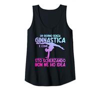 Ragazza Un Giorno Senza Ginnastica Colorata Canotta