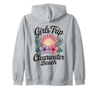 Ragazza Viaggio Clearwater Beach Florida Travel Crew Besties Felpa con Cappuccio