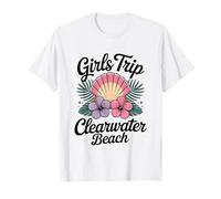 Ragazza Viaggio Clearwater Beach Florida Travel Crew Besties Maglietta