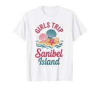Ragazza Viaggio Sanibel Island Ragazze Travel Crew Florida Besties Maglietta