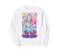 Ragazza Zombie Goth Pastello Felpa