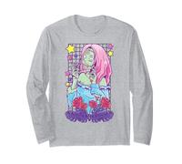 Ragazza Zombie Goth Pastello Maglia a Manica