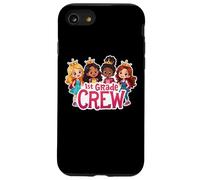 Ragazze 1st Grade Crew Princess First Grader Ritorno a scuola Custodia per iPhone SE (2020) / 7/8