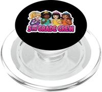 Ragazze 5th Grade Crew Princess Quinta elementare Ritorno a scuola PopSockets PopGrip per MagSafe