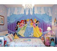 Ragazze Camera Carta da Parati Murale 358x254cm Disney Personaggi Principesse
