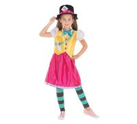 Ragazze Cappellaio Matto Costume Bambini Alice Libro Settimana Giorno Completo