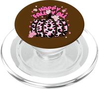 Ragazze Carino Happy Fall Y'all Ghepardo Rosa Zucca Halloween PopSockets PopGrip per MagSafe