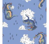 Ragazze Carta da Parati - Unicorn Sirene Stars Animali Metallico Pois