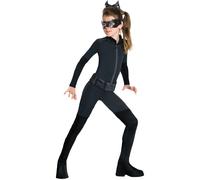 Ragazze Catwoman Costume Supereroe Autorizzato Bambini Vestito Libro Giorno