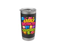 Ragazze che amano Squishy facilmente distratte da Squishies animali Bicchiere termico in acciaio inox doppia parete