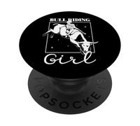 Ragazze che cavalcano il toro PopSockets PopGrip Adesivo