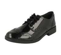 Ragazze Clarks IN Pelle Con Lacci Robuste Scuola Formale Scarpe Aubrie Craft