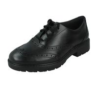 Ragazze Clarks Loxham Robuste Y con Lacci Robuste Dettagliato Scuola Scarpe