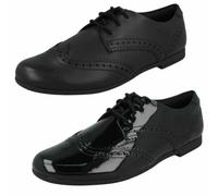 Ragazze Clarks Scuola Scarpe Scala Pizzo