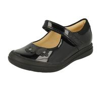 Ragazze Clarks Smart Farfalla Dettagliato Scuola Scarpe Scooter Margherita