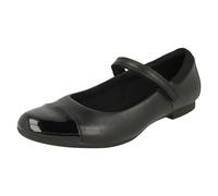 Ragazze Clarks Stile Mary Jane Scuola Scarpe - Scala Gemma