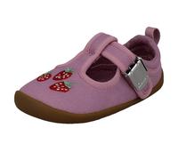 Ragazze Clarks Tela Pre Walker Fibbia T-Bar Machine Lavabili - Roamer