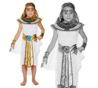 Ragazze Cleopatra Egiziano World Libro Giorno Costume Adatto Per Età 4-12 Anni